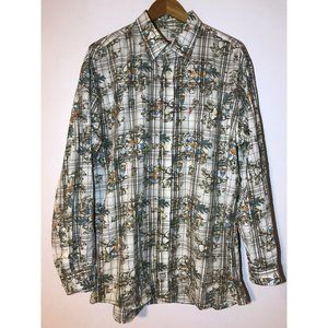 Levi’s Vintage Floral Beige Men's 2XL Button Down Long Sleeve Shirt
